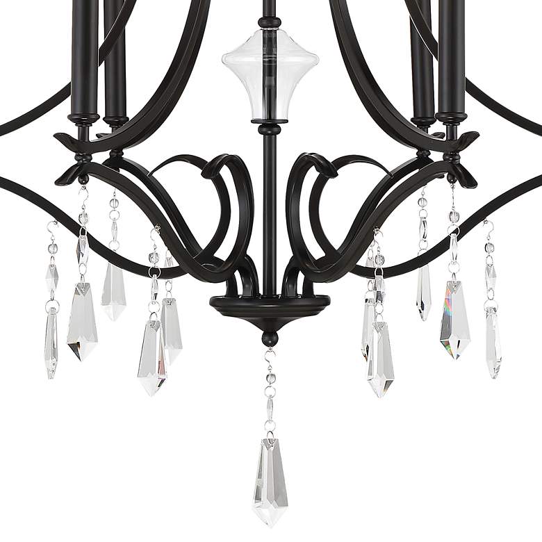 Image 3 Laurel Estate 26 3/4" Wide Coal 6-Light Chandelier more views