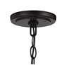 4_Laurel Estate 26 3/4" Wide Coal 6-Light Chandelier more views
