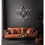 5_Laurel Estate 26 3/4" Wide Coal 6-Light Chandelier more views