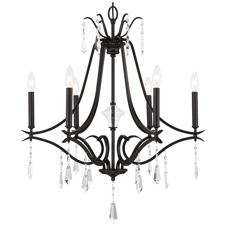 Image 6 Laurel Estate 26 3/4" Wide Coal 6-Light Chandelier more views