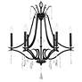 6_Laurel Estate 26 3/4" Wide Coal 6-Light Chandelier more views