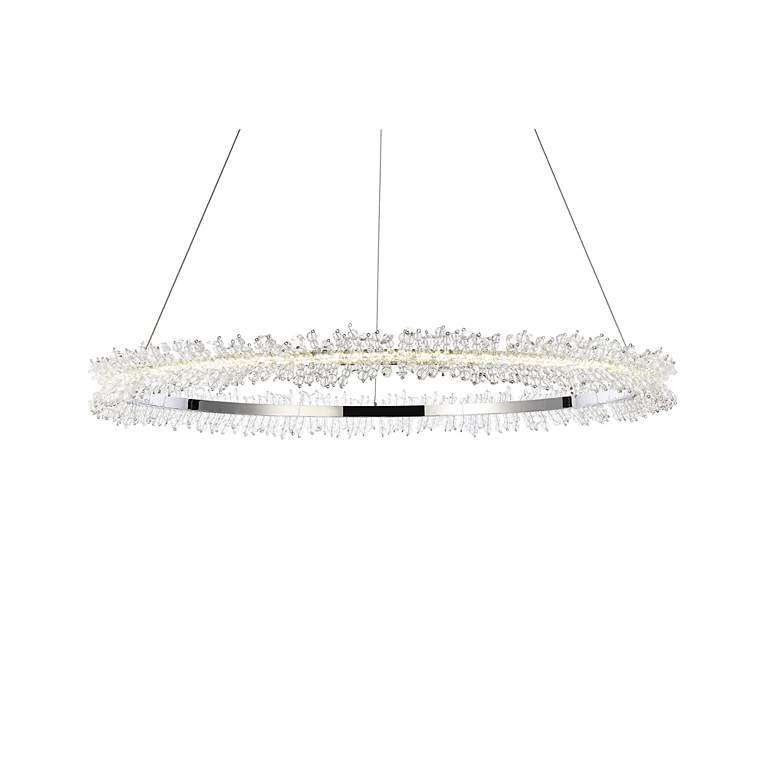 Image 4 Laurel Led 34" Chrome Pendant more views