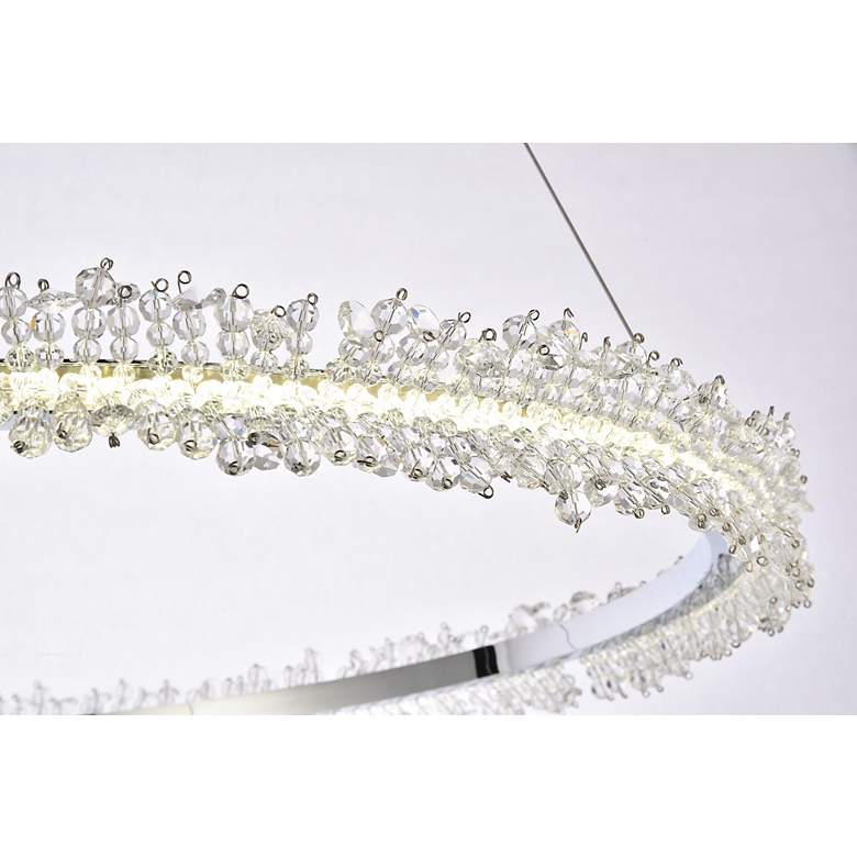 Image 7 Laurel Led 34" Chrome Pendant more views