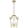 2_Laurel Ridge 12"W Alturas Gold 4-Light Mini Lantern Pendant