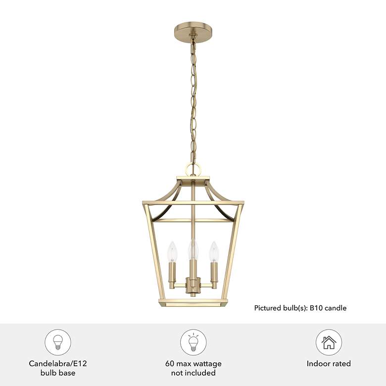 Image 5 Laurel Ridge 12"W Alturas Gold 4-Light Mini Lantern Pendant more views