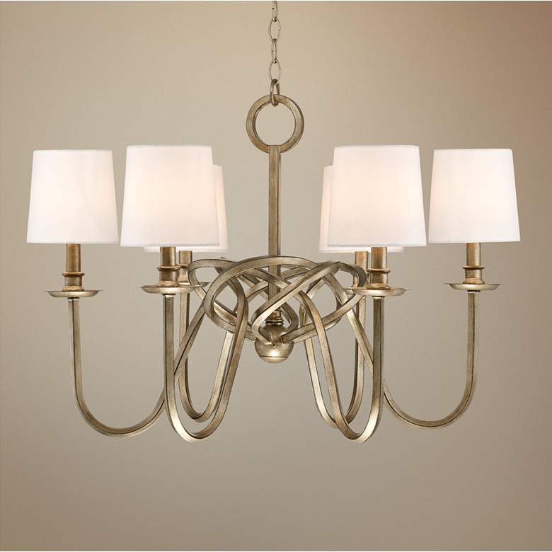 Image 1 Laureles 28 1/4" Wide Bronze Chandelier
