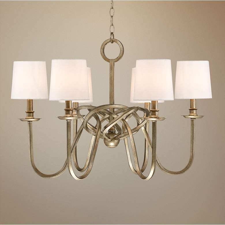 Image 1 Laureles 28 1/4 inch Wide Bronze Chandelier