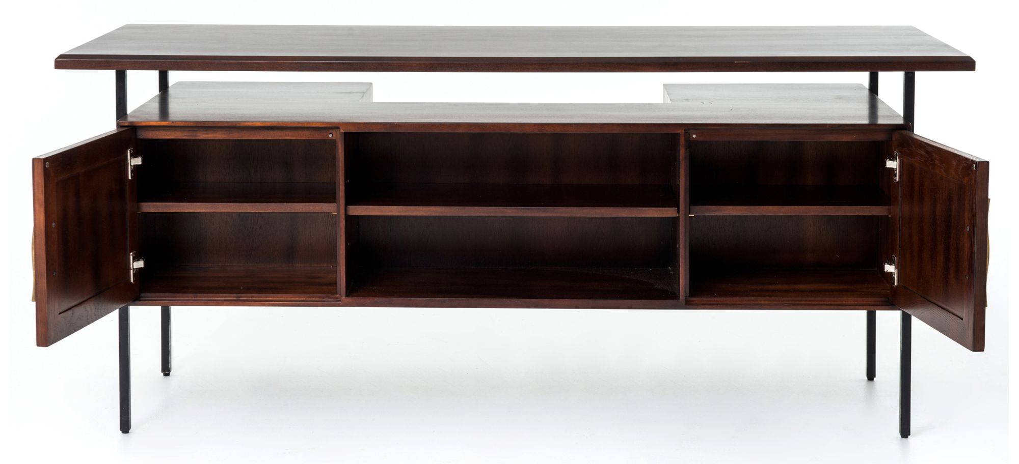 Lauren 71" Wide Natural Peroba 4Drawer Wood Desk 88Y97 Lamps Plus