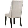 Lauren Fawn Velvet Fabric Dining Chairs Set of 2