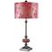 Lauren Pink Whisper Floral Table Lamp