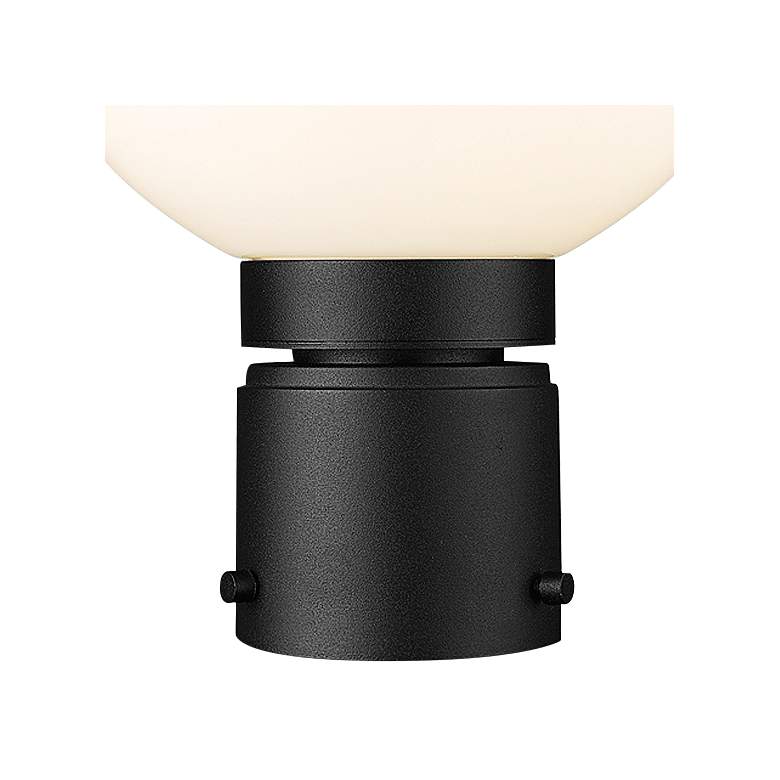 Image 2 Laurent 11 1/2" High Black Metal Outdoor Post Light more views