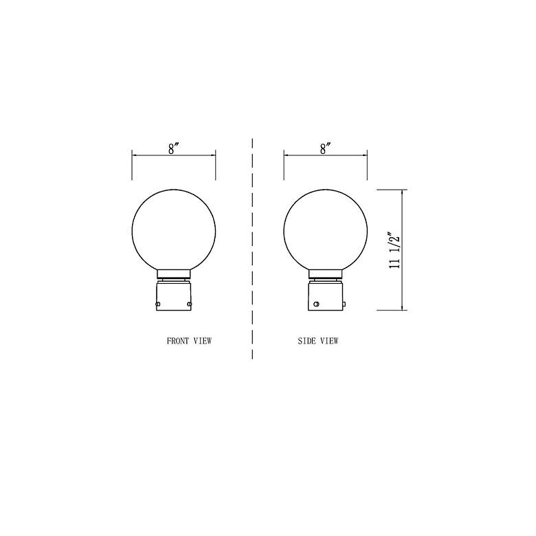 Image 5 Laurent 11 1/2" High Black Metal Outdoor Post Light more views