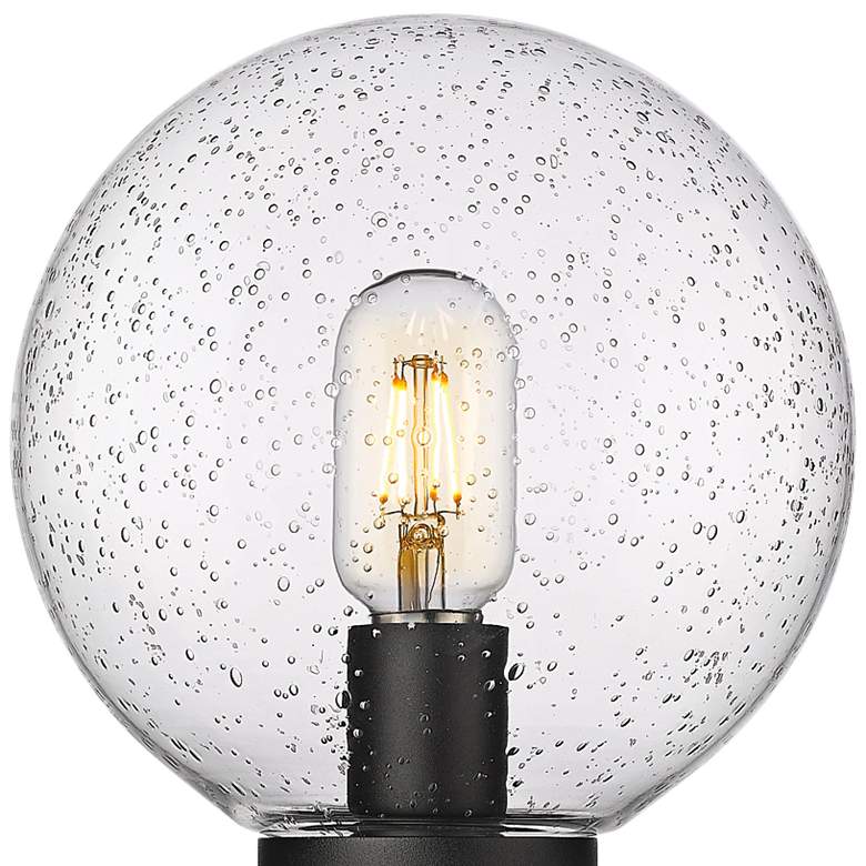 Image 2 Laurent 11 1/2" High Black Outdoor Post Light more views