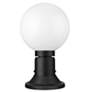 Laurent 13 1/2" High Black Outdoor Pier Light w/ Round Base