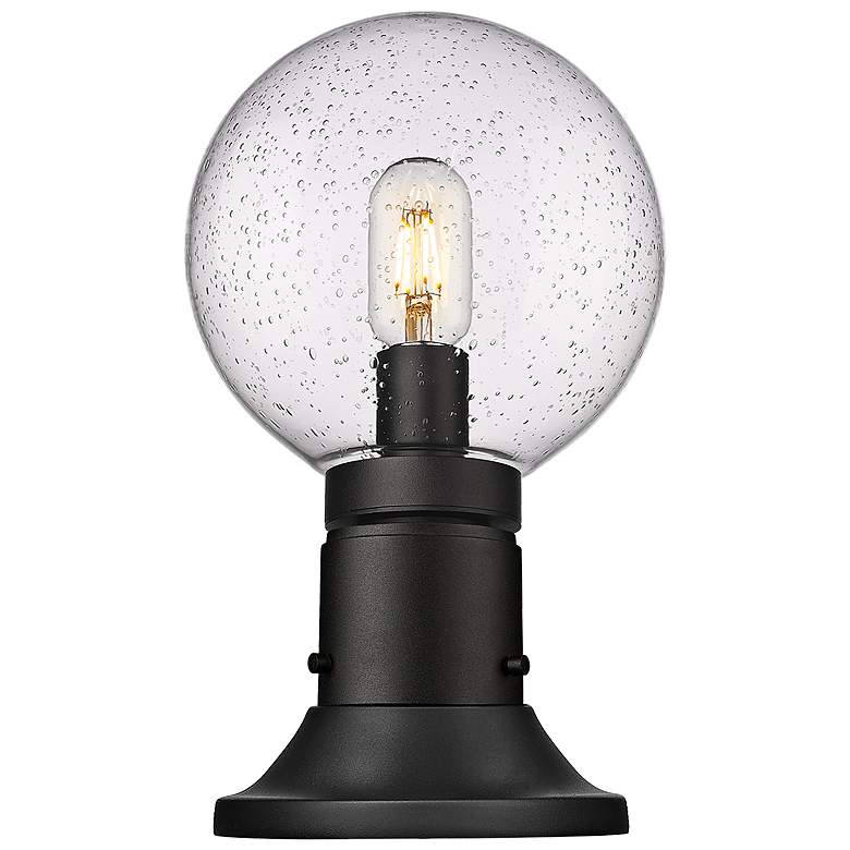 Image 5 Laurent 13 1/2" High Black Outdoor Pier Mount Light more views