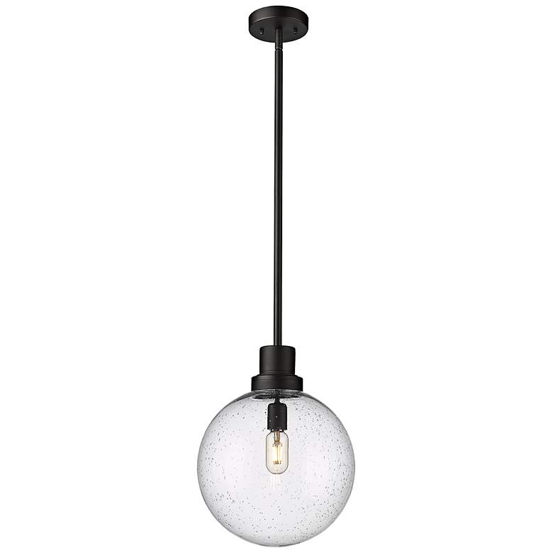 Image 6 Laurent 15" High Black Outdoor Hanging Light more views
