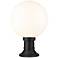 Laurent 17 3/4" High Black Outdoor Pier Light w/ Round Base