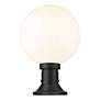 6_Laurent 17 3/4" High Black Outdoor Pier Light w/ Round Base more views