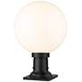 2_Laurent 17 3/4" High Black Outdoor Pier Light w/ Square Base