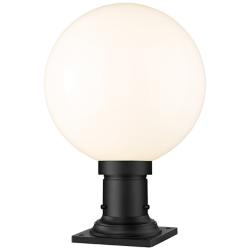 Laurent 17 3/4" High Black Outdoor Pier Light w/ Square Base