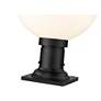 7_Laurent 17 3/4" High Black Outdoor Pier Light w/ Square Base more views