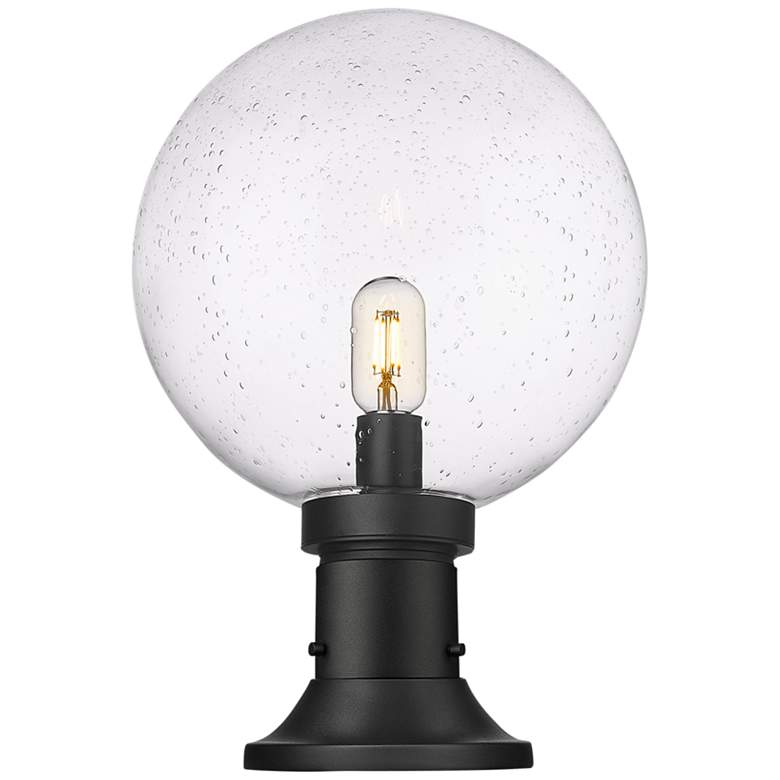 Image 5 Laurent 17 3/4" High Black Outdoor Pier Mount Light more views