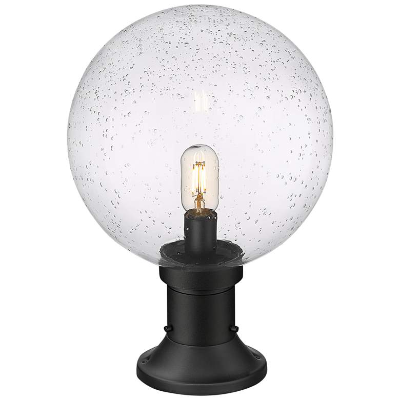 Image 6 Laurent 17 3/4" High Black Outdoor Pier Mount Light more views