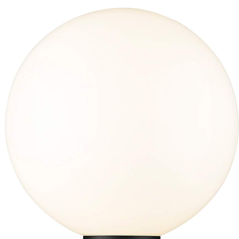 Image 4 Laurent 17 3/4"H Black Round Base Outdoor Pier Mount Light more views