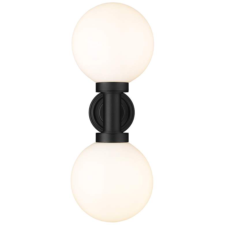 Image 5 Laurent 21" High Black Metal 2-Light Wall Sconce more views