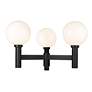 2_Laurent 22 1/2" High Black 3-Light Outdoor Post Light more views