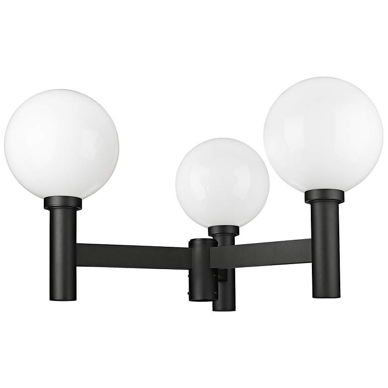 Image 5 Laurent 22 1/2" High Black 3-Light Outdoor Post Light more views
