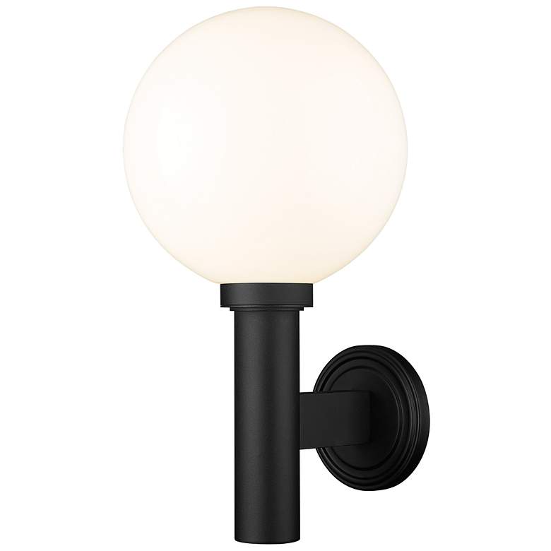 Image 3 Laurent 22 1/2" High Black Outdoor Wall Light
