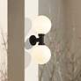 2_Laurent 30" High Black 2-Light Outdoor Wall Light