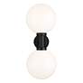 6_Laurent 30" High Black 2-Light Outdoor Wall Light more views