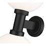Laurent 30" High Black 2-Light Outdoor Wall Light in scene