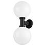 Laurent 30" High Black 2-Light Outdoor Wall Light in scene