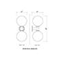 Laurent 30" High Black 2-Light Outdoor Wall Light in scene