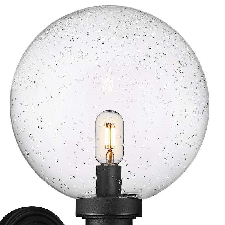 Image 4 Laurent 30"H Black 2-Light Outdoor Wall Light w/ Clear Glass more views