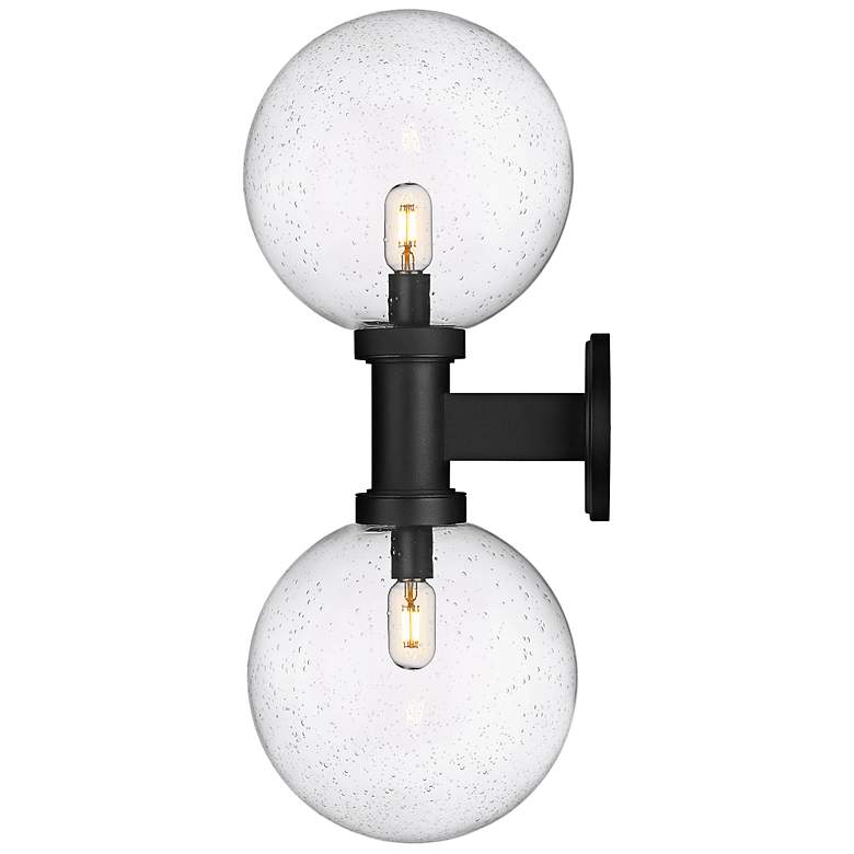 Image 6 Laurent 30"H Black 2-Light Outdoor Wall Light w/ Clear Glass more views