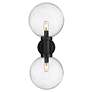 6_Laurent 30"H Black 2-Light Outdoor Wall Light w/ Clear Glass more views