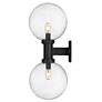 7_Laurent 30"H Black 2-Light Outdoor Wall Light w/ Clear Glass more views