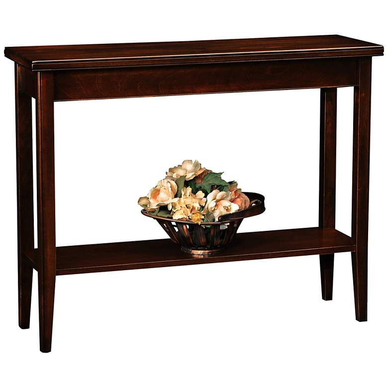 Image 1 Laurent 38" Wide Solid Wood Hall Stand Table