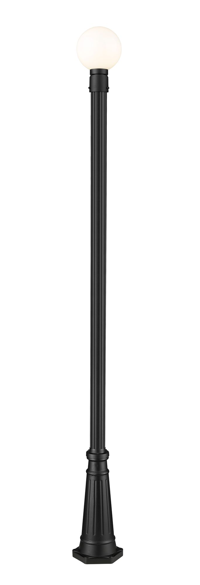 Image 5 Laurent by Z-Lite Black 105.5 inch 1 Light Outdoor Post Mounted Fixture more views