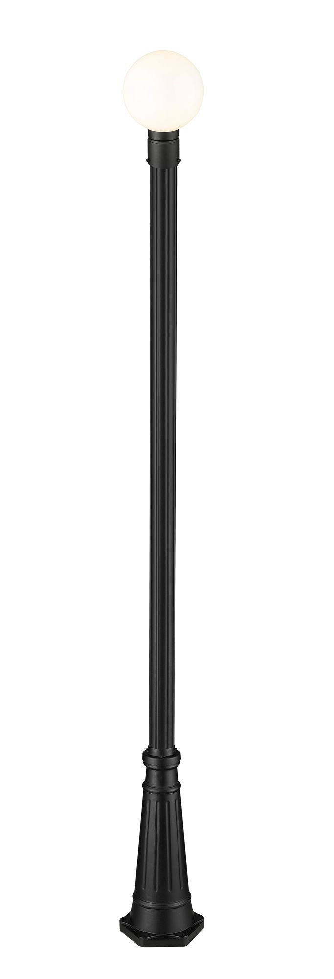 Image 6 Laurent by Z-Lite Black 105.5 inch 1 Light Outdoor Post Mounted Fixture more views