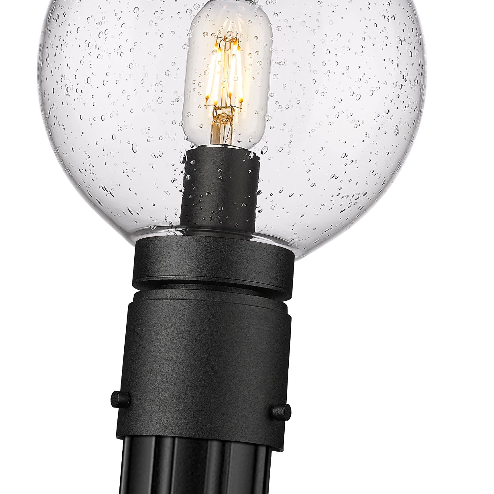 Image 6 Laurent by Z-Lite Black 105.5 inch 1 Light Outdoor Post Mounted Fixture more views