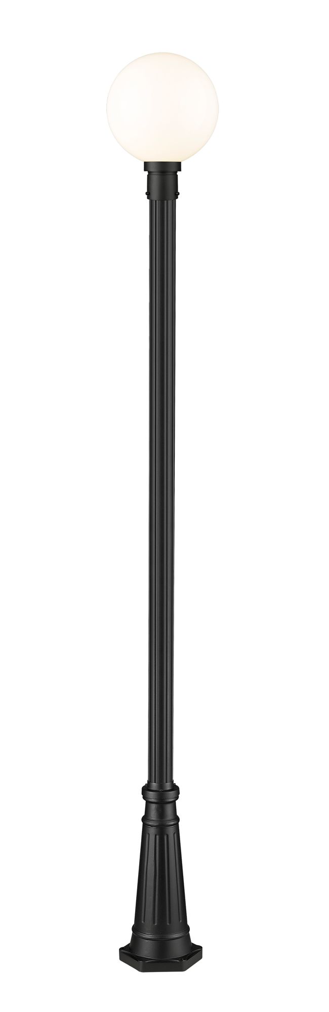 Image 6 Laurent by Z-Lite Black 109.75 inch 1 Light Outdoor Post Mounted Fixture more views