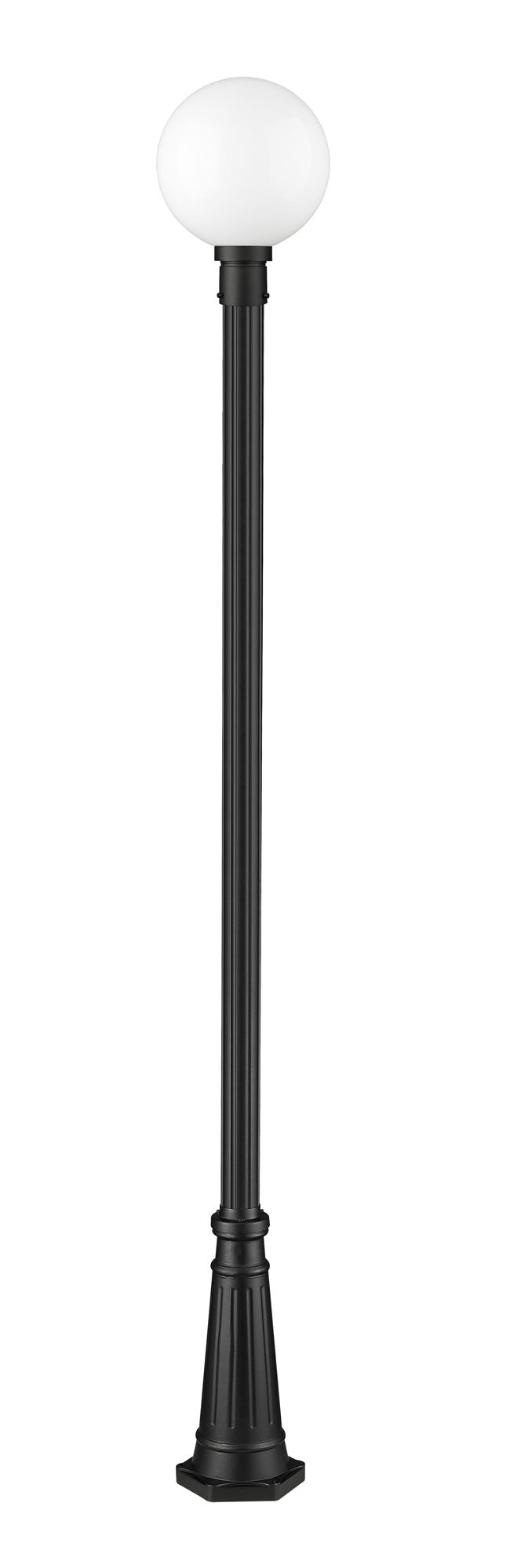 Laurent by Z-Lite Black 109.75 inch 1 Light Outdoor Post Mounted Fixture
