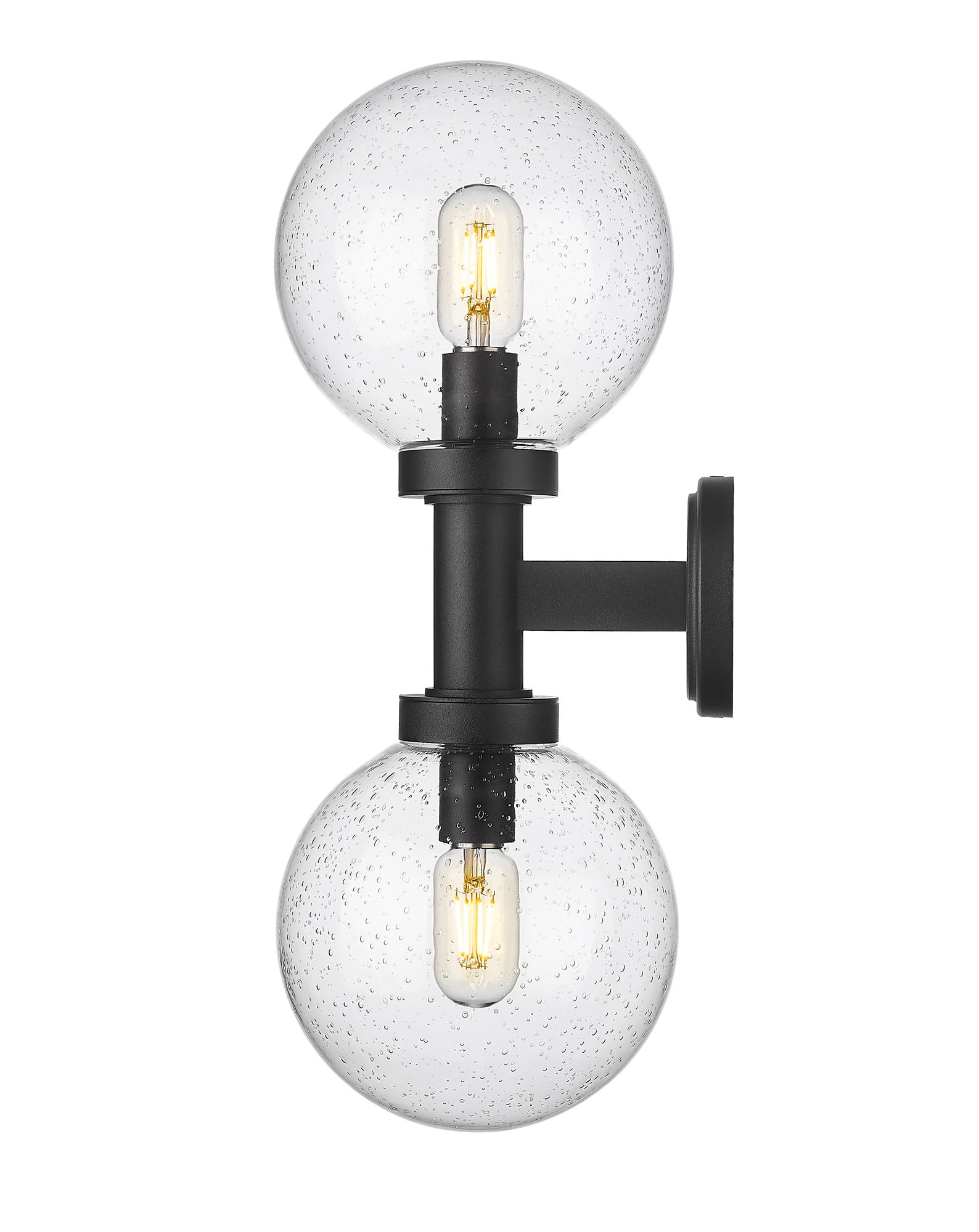 Image 6 Laurent by Z-Lite Black 21 inch 2 Light Outdoor Wall Sconce more views