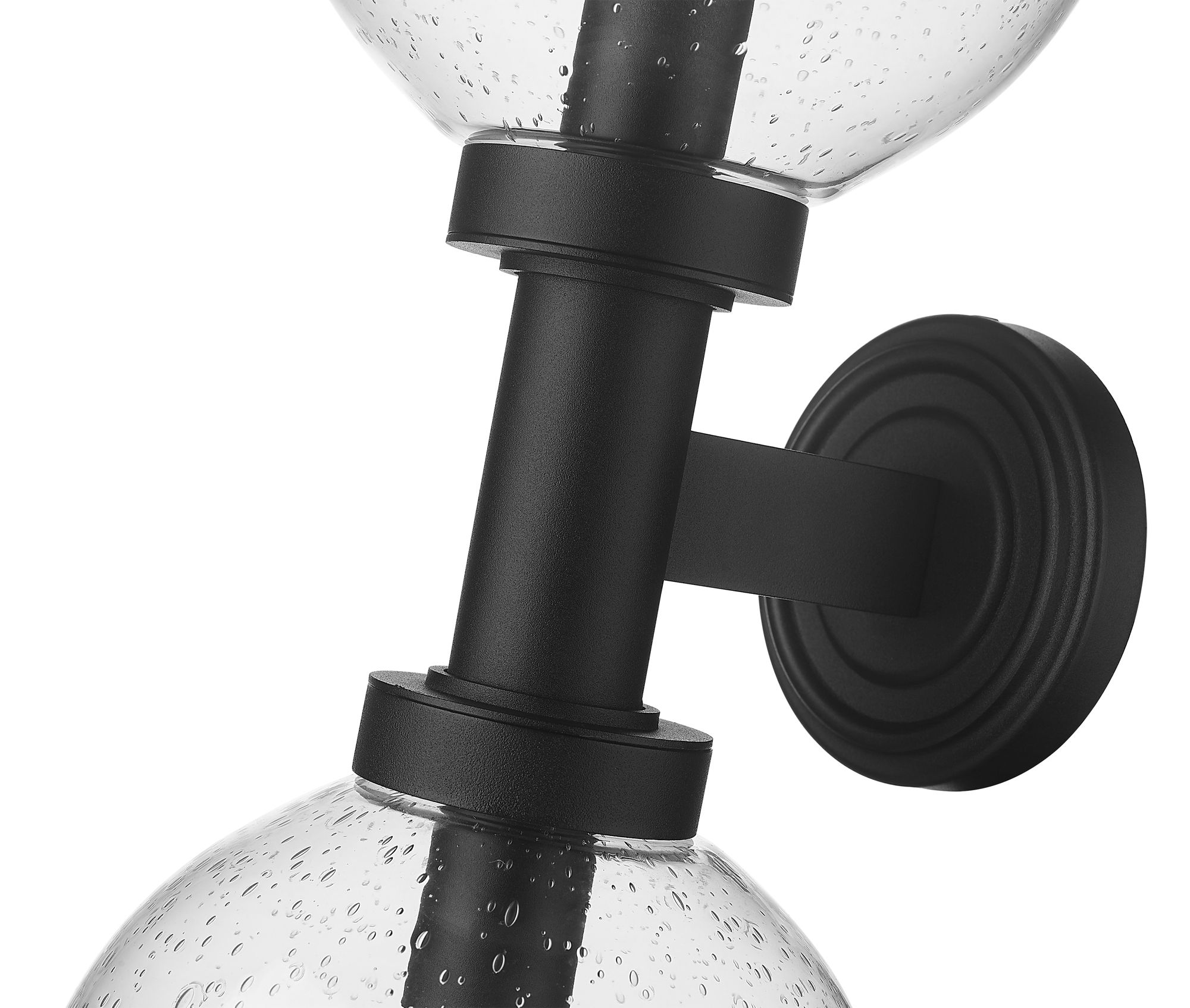 Image 7 Laurent by Z-Lite Black 21 inch 2 Light Outdoor Wall Sconce more views