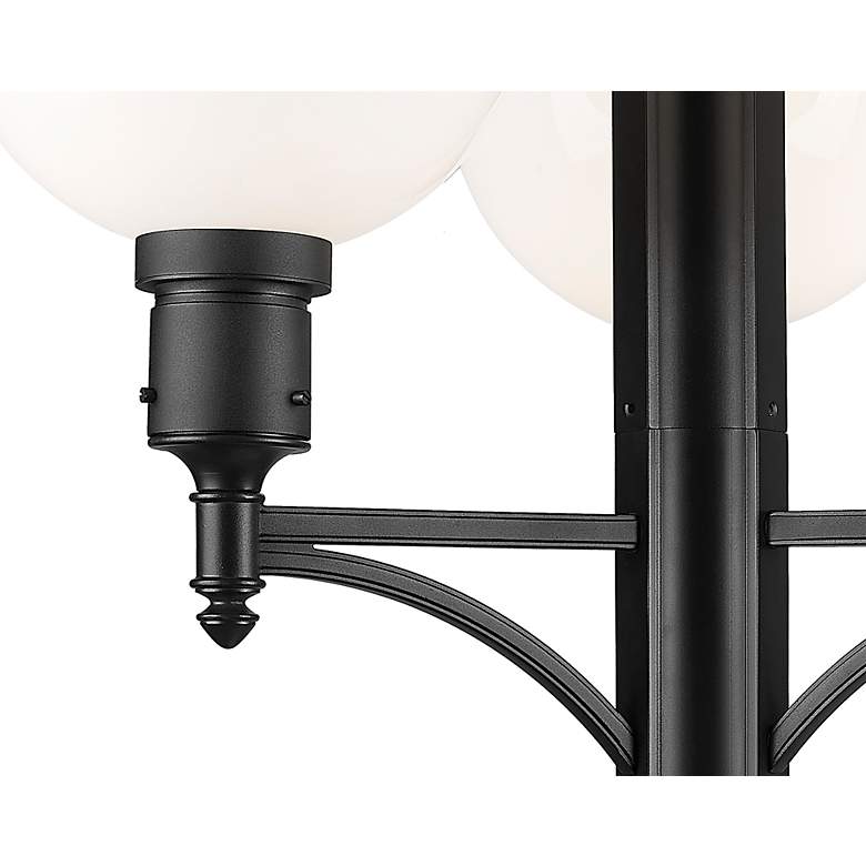 Image 4 Laurent by Z-Lite Black 34.5 inch 1 Light Outdoor Post Mount Fixture more views